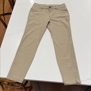 Lululemon Athletica Men's Khaki Slim Fit pants.